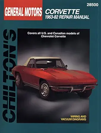 chevrolet corvette 1963 82 1st edition chilton 0801990718, 978-0801990717