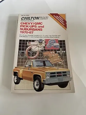 chevy/gmc pickups and suburbans 1970 87 1st edition kerry a freeman 0801978289, 978-0801978289