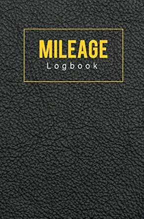 mileage logbook pocket log book for taxes mini gas record book size 5 25x8 inch 1st edition sophia kingcarter