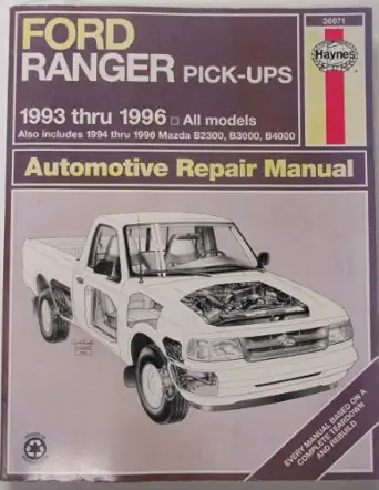 ford ranger and mazada b series pick ups automotove repair manual 1st edition eric jorgensen ,alan ahlstrand