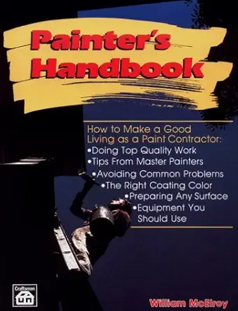 painters handbook 1st edition william mcelroy 0934041288, 978-0934041287