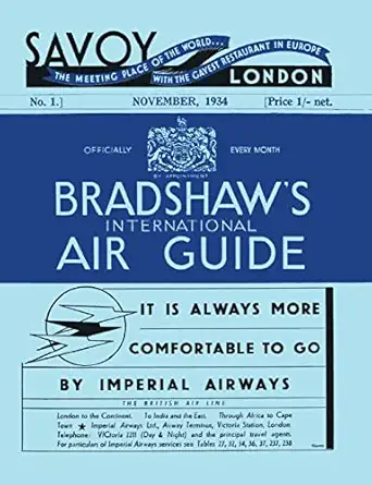 bradshaws international air guide 1934 1st edition george bradshaw 1908402571, 978-1908402578