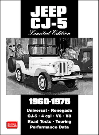 jeep cj 5   1960 1975 1st edition r m clarke 1855207192, 978-1855207196
