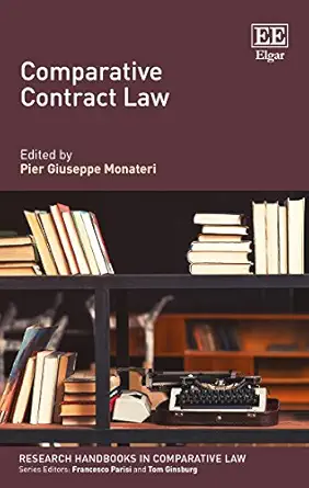 comparative contract law 1st edition pier giuseppe monateri 1849804516, 979-1849804515