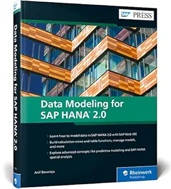 data modeling for sap hana 2 0 1st edition anil bavaraju 1493217518, 978-1493217519