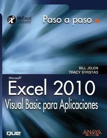 excel 2010 visual basic para aplicaciones 1st edition bill jelen ,tracy syrstad 844152873x, 978-8441528734