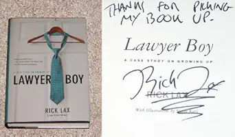 lawyer boy a case study on growing up 1st edition rick lax 031237335x, 978-0312373351
