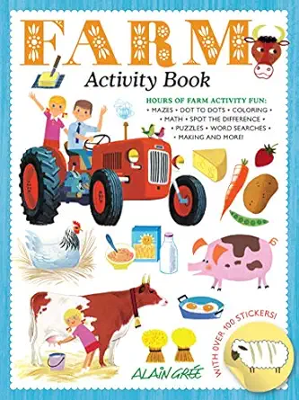 farm activity book e activity book 1st edition alain gra c e 1787080358, 978-1787080355