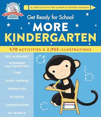 get ready for school more kindergarten 1st edition heather stella 0762467290, 978-0762467297