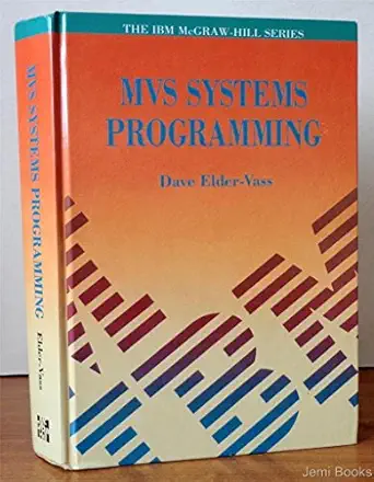 mvs systems programming 1st edition dave elder vass 0077077679, 978-0077077679