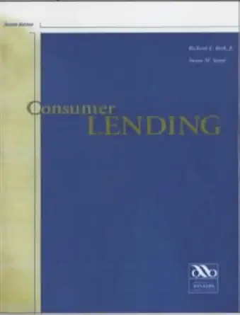 consumer lending 1st edition paul r beares 089982000x, 978-0899820002