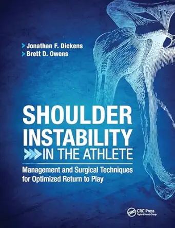 shoulder instability in the athlete management and surgical techniques for optimized return to play 1st