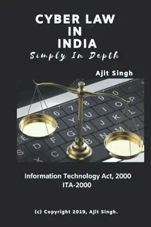 cyber law in india simply in depth 1st edition ajit singh ,dilip kumar ,samiksha singh 1719810389,