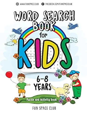 word search books for kids 6 8 word search puzzles for kids activities workbooks age 6 7 8 year olds 1st