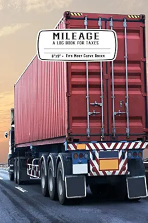 mileage a log book for taxes a 6 x9 fits most glove boxes a tracking miles and expenses for tax reporting 1st