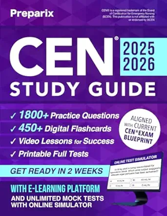 cena study guide your emergency nursing certification companion with real case scenarios smart study methods