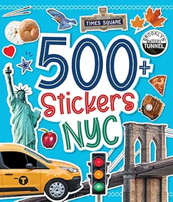 500 stickers nyc nyc landmarks and food in stickers 1st edition duopress labs 172827950x, 978-1728279503