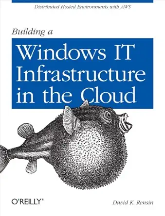 building a windows it infrastructure in the cloud distributed hosted environments with aws 1st edition david