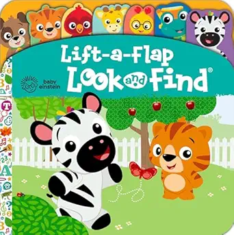 baby einstein look and see with me lift a flap look and find board book pi kids 1st edition veronica wagner