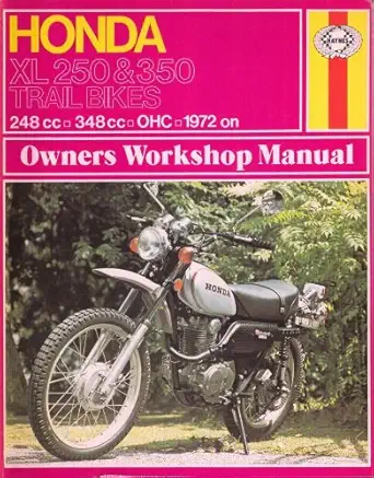 honda xl 250/350 trail bikes owners workshop manual 1st edition jeff clew 0856962090, 978-0856962097