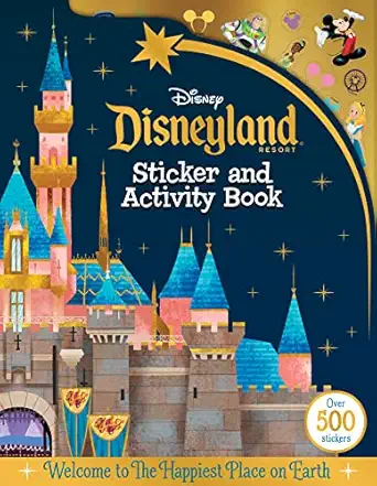 disneyland parks sticker and activity book with over 500 stickers 1st edition igloobooks 1837717524,