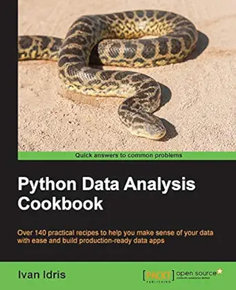 python data analysis cookbook 1st edition ivan idris 178528228x, 978-1785282287
