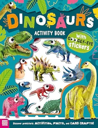 dinosaurs activity book 1st edition alexandra robinson ,hayley kershaw 1836429797, 978-1836429791