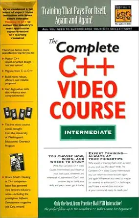 complete c++ video course intermediate level 1st edition paul j deitel ,university of washington 0130836974,