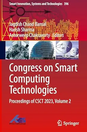 congress on smart computing technologies proceedings of csct 2023 volume 2 1st edition jagdish chand bansal