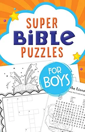 super bible puzzles for boys 1st edition compiled by barbour staff 1683229886, 978-1683229889