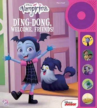disney vampirina ding dong welcome friends sound book pi kids 1st edition editors of phoenix international