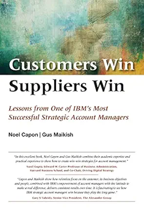 customers win suppliers win 1st edition noel capon ,gus maikish 1737766442, 978-1737766445