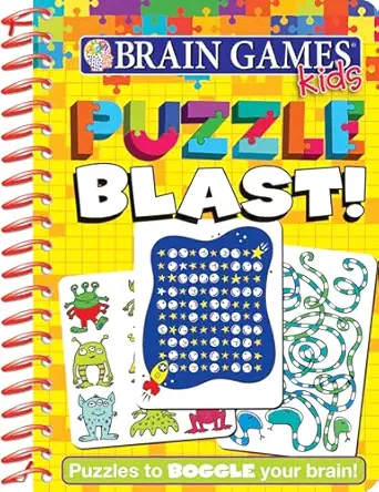 brain games kids puzzle blast pi kids 1st edition editors of phoenix international publications 1450827187,