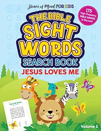 bible sight words search book jesus loves me 1st edition good books 1680998552, 978-1680998559