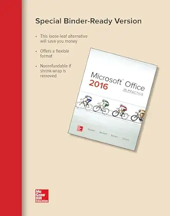 loose leaf for microsoft office 2016 in practice 1st edition randy nordell 1259893898, 978-1259893896