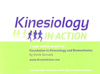 foundation in kinesiology and biomechanics 1st edition f a davis company 0803674740, 978-0803674745
