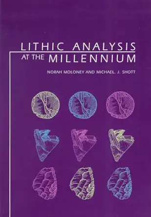 lithic analysis at the millennium 1st edition norah moloney ,michael j shott 0905853393, 978-0905853390