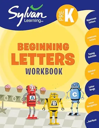 pre k beginning letters workbook uppercase letters lowercase letters tracing activities alphabet art letter