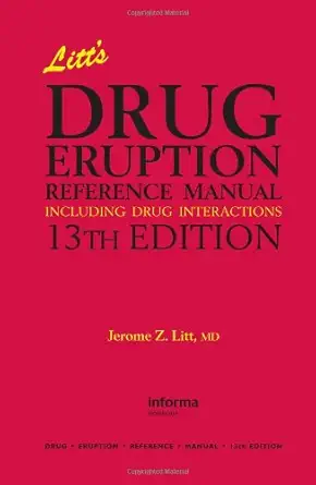 litts drug eruption reference manual including drug interactions 1st edition jerome z litt ,neil shear
