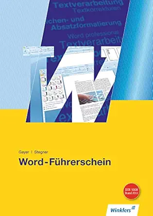 word fa 1/4hrerschein lehrbuch 1st edition renate gayer ,brigitte stegner 3804547524, 978-3804547520