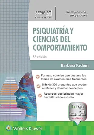 serie rt psiquiatra a y ciencias del comportamiento 1st edition barbara fadem phd 8418257202, 978-8418257209