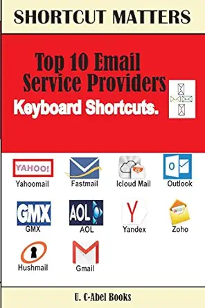 top 10 email service providers keyboard shortcuts 1st edition u c abel books 9785457494, 978-9785457490