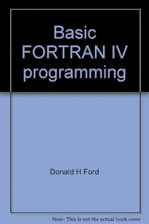 basic fortran iv programming 1st edition follow 0256015805, 978-0256015805