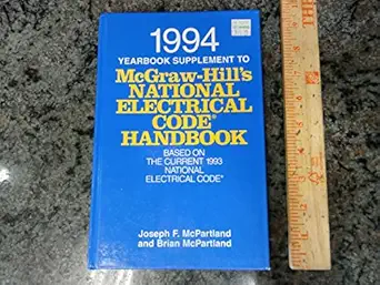 1994 yearbook supplement to mcgraw hills national electrical code handbook 1st edition joseph f mcpartland