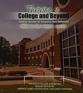 thriving in college and beyond strategies for academic success and personal development concise version