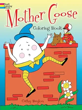 mother goose coloring book 1st edition cathy beylon 0486436969, 978-0486436968