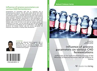 influence of process parameters on various cho fermentations performed at the institute of biotechnology of