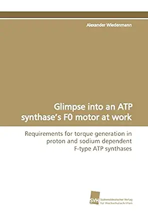 glimpse into an atp synthases f0 motor at work requirements for torque generation in proton and sodium