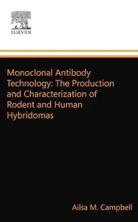 monoclonal antibody technology the production and characterization of rodent and human hybridomas 1st edition