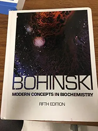 modern concepts in biochemistry 1st edition robert c bohinski 020508852x, 978-0205088522